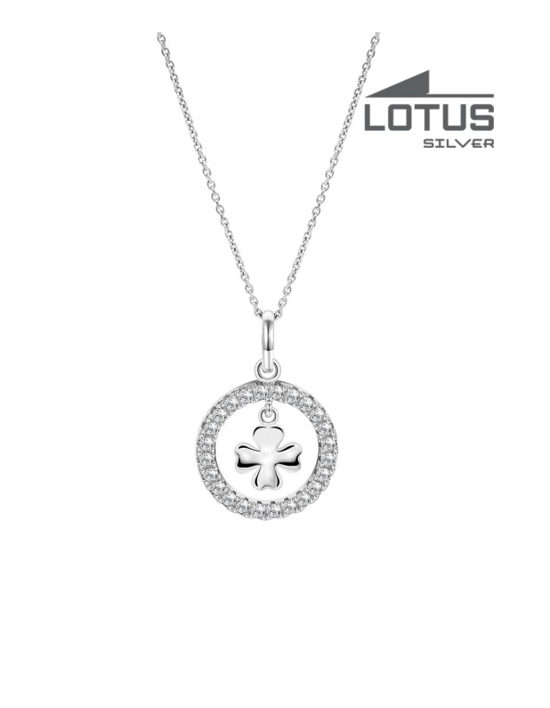 LOTUS SILVER NECKLACE